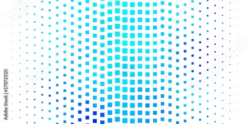 Light BLUE vector texture in rectangular style. Rectangles with colorful gradient on abstract background. Best design for your ad, poster, banner.