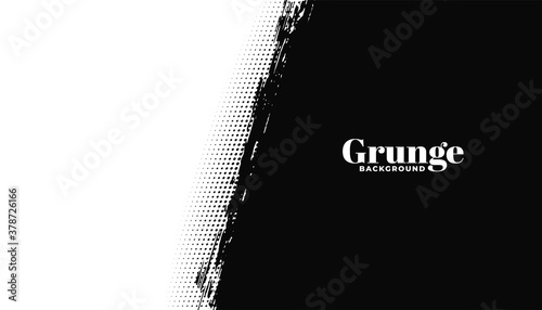 abstract grunge black and white texture background design