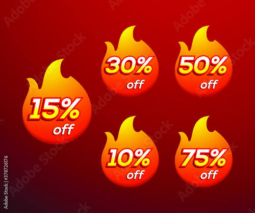 Hot sale fire label background