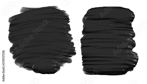black thick watercolor paint texture background design