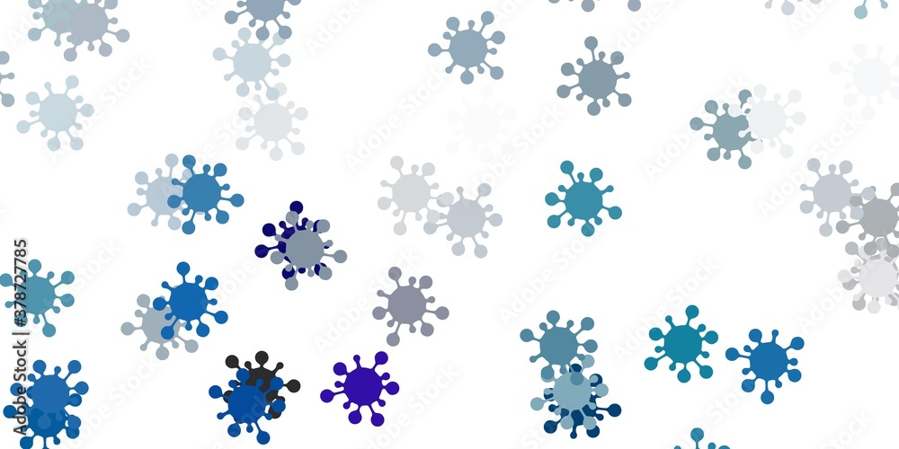Light gray vector pattern with coronavirus elements. Light gray vector pattern with coronavirus elements.