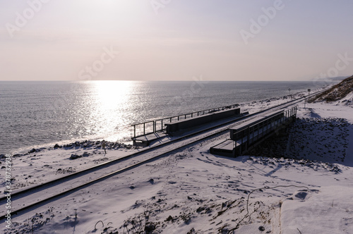 Railway bridge on Sakhalin after reconstruction © foras05
