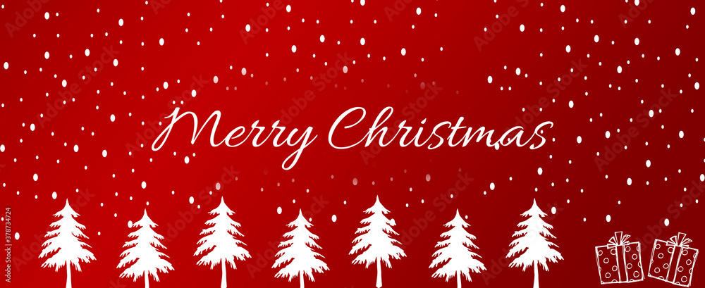 Holiday illumination and decoration concept, Christmas Background design for print or use as poster, card, flyer or Banner