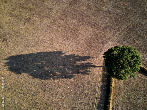  Vue aérienne de la campagne bourbonnaise photo