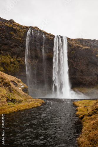 Seljalandsfoss waterfall in Iceland