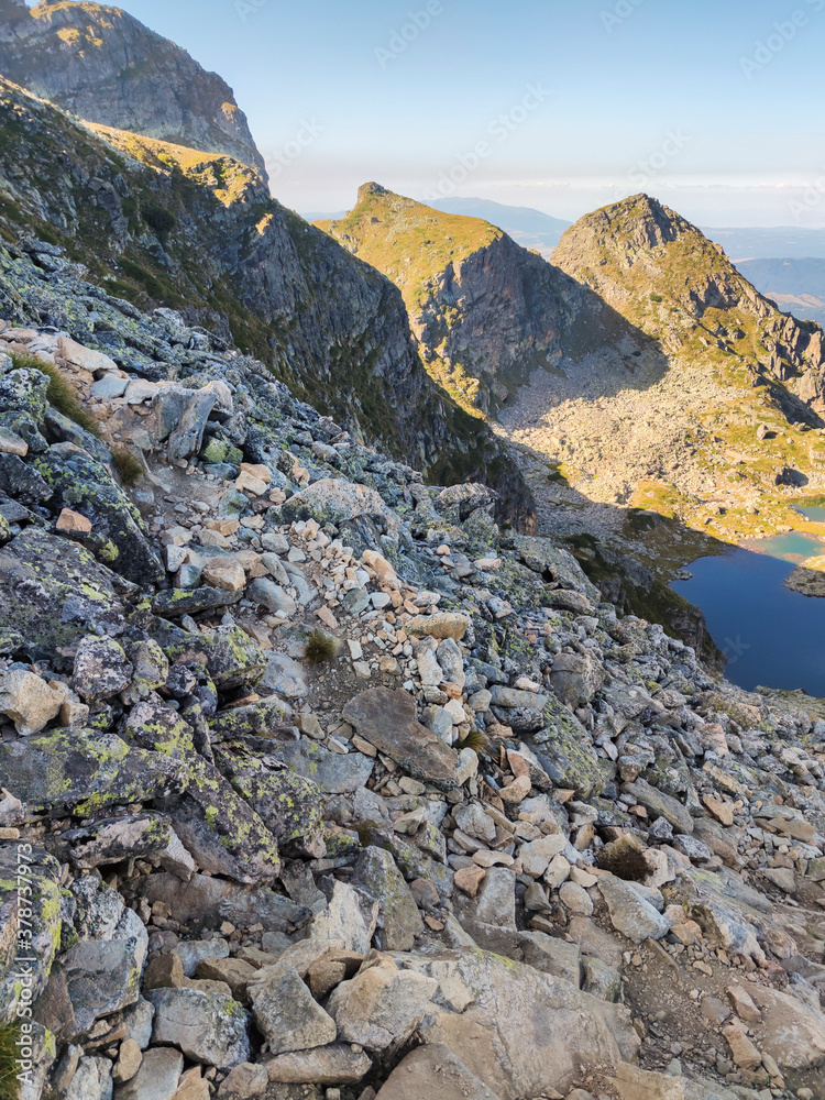 Obraz premium Elenino lake near Malyovitsa peak, Rila Mountain, Bulgaria