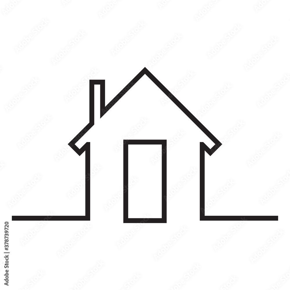 Black Home Logo design Stock Vector art for any business company Black Home Logo design Stock Vector art for any business company