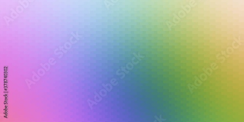 Light Multicolor vector texture in rectangular style. Abstract gradient illustration with rectangles. Template for cellphones.