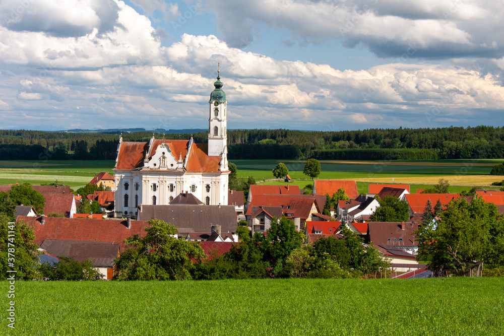 custom made wallpaper toronto digitalDie schönste Dorfkirche der Welt in Steinhausen bei Bad Schussenried in Oberschwaben