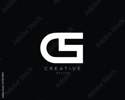 Professional and Minimalist Letter CS Logo Design, Editable in Vector Format