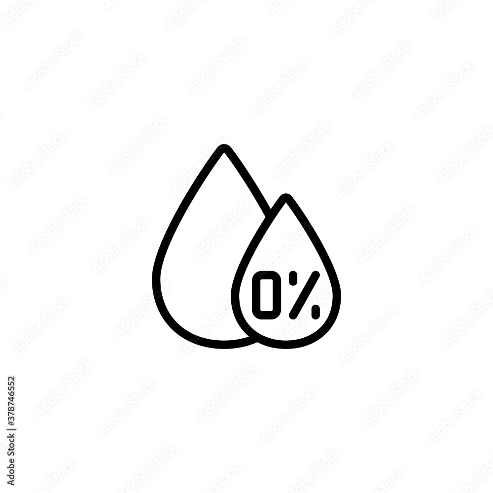 Sulfate Icon in black line style icon, style isolated on white background Sulfate Icon in black line style icon, style isolated on white background