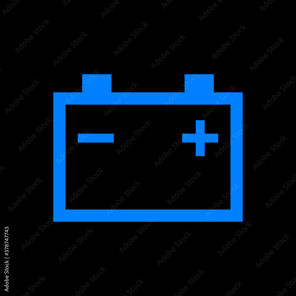 Fototapeta premium Autobatterie und Hintergrund