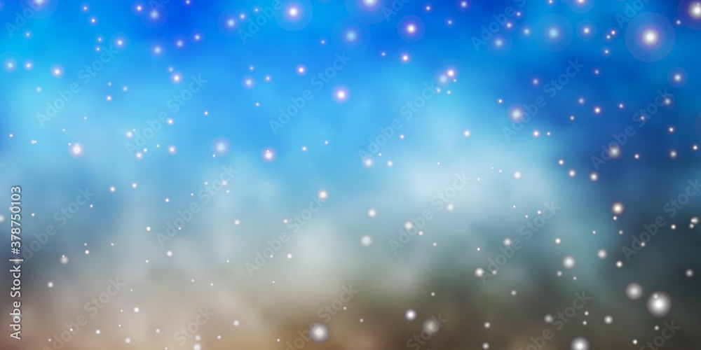 Light Blue, Yellow vector texture with beautiful stars. Blur decorative design in simple style with stars. Pattern for new year ad, booklets. Light Blue, Yellow vector texture with beautiful stars. Blur decorative design in simple style with stars. Pattern for new year ad, booklets.