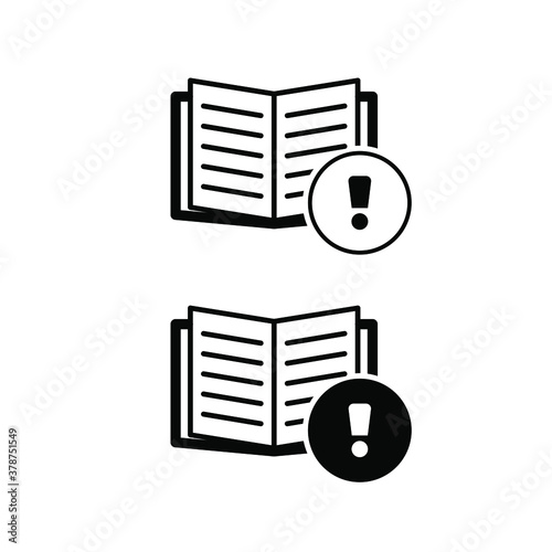Interesting facts icon vector set. alert illustration sign collection. attention symbol.