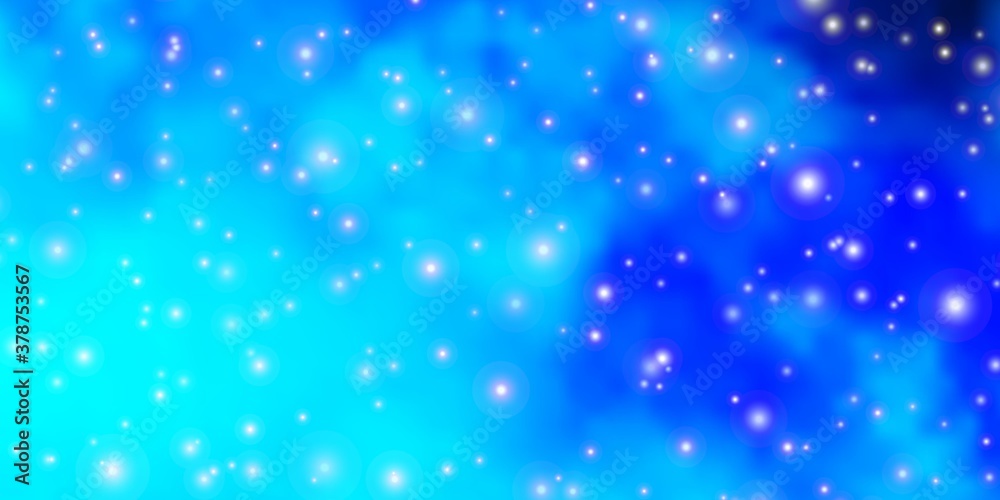 Light Pink, Blue vector template with neon stars. Colorful illustration in abstract style with gradient stars. Theme for cell phones. Light Pink, Blue vector template with neon stars. Colorful illustration in abstract style with gradient stars. Theme for cell phones.