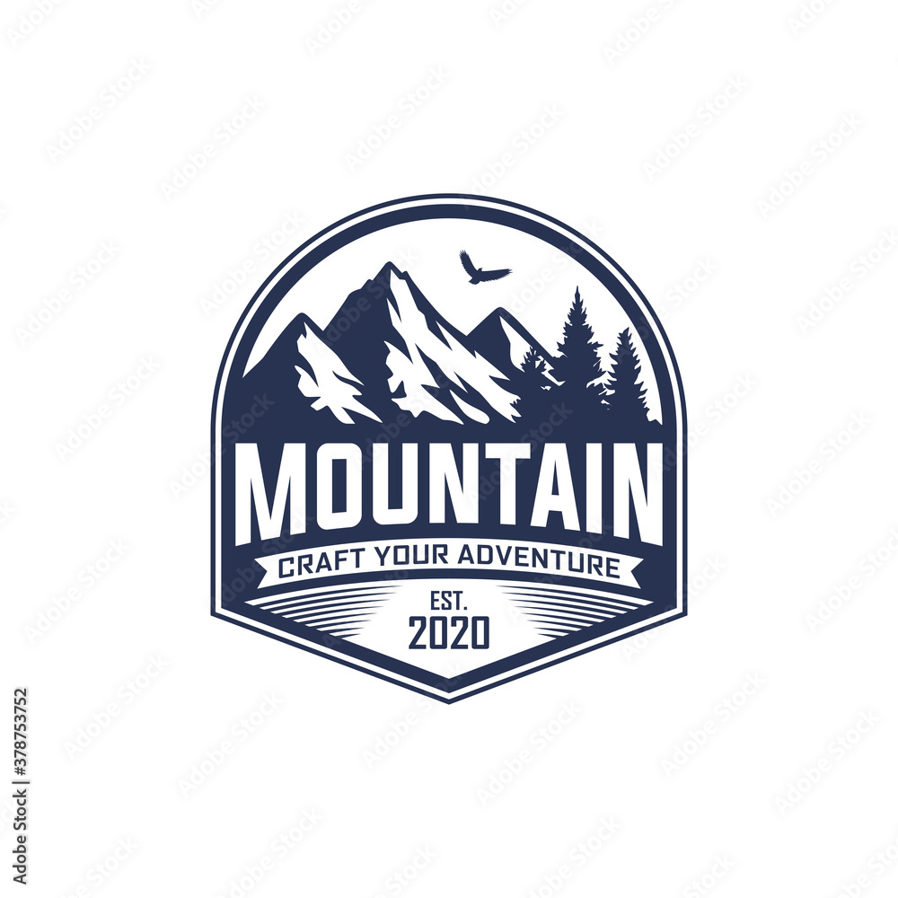 Mountains logo design vector template Mountains logo design vector template