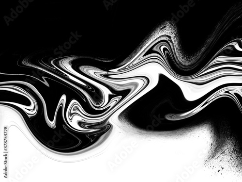 Abstract black and white marble-like ink drawing background. High resolution jpg file, perfect for your projects.