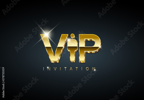 VIP club invitation template