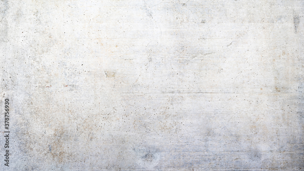 Old white concrete wall as texture or background