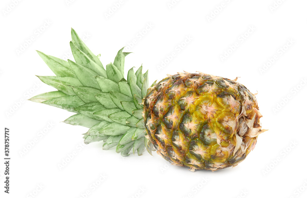 Fresh ripe juicy pineapple isolated on white Fresh ripe juicy pineapple isolated on white