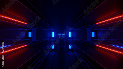 Interdimensional Light Emitting Threshold 4k uhd 3d illustration background