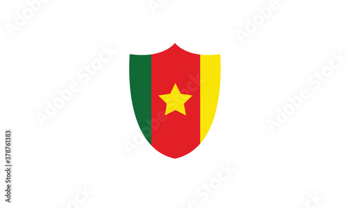 Cameroon flag shield vector illustration Free Download Cameroon flag shield vector illustration - GFXLoad