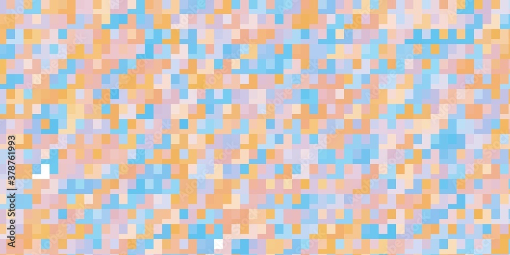 Fototapeta premium Light Blue, Yellow vector template in rectangles. Abstract gradient illustration with colorful rectangles. Pattern for websites, landing pages.