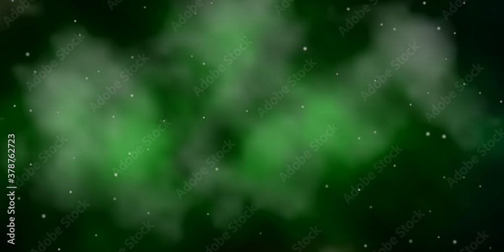 Obraz premium Dark Green, Red vector texture with beautiful stars. Colorful illustration with abstract gradient stars. Pattern for websites, landing pages.