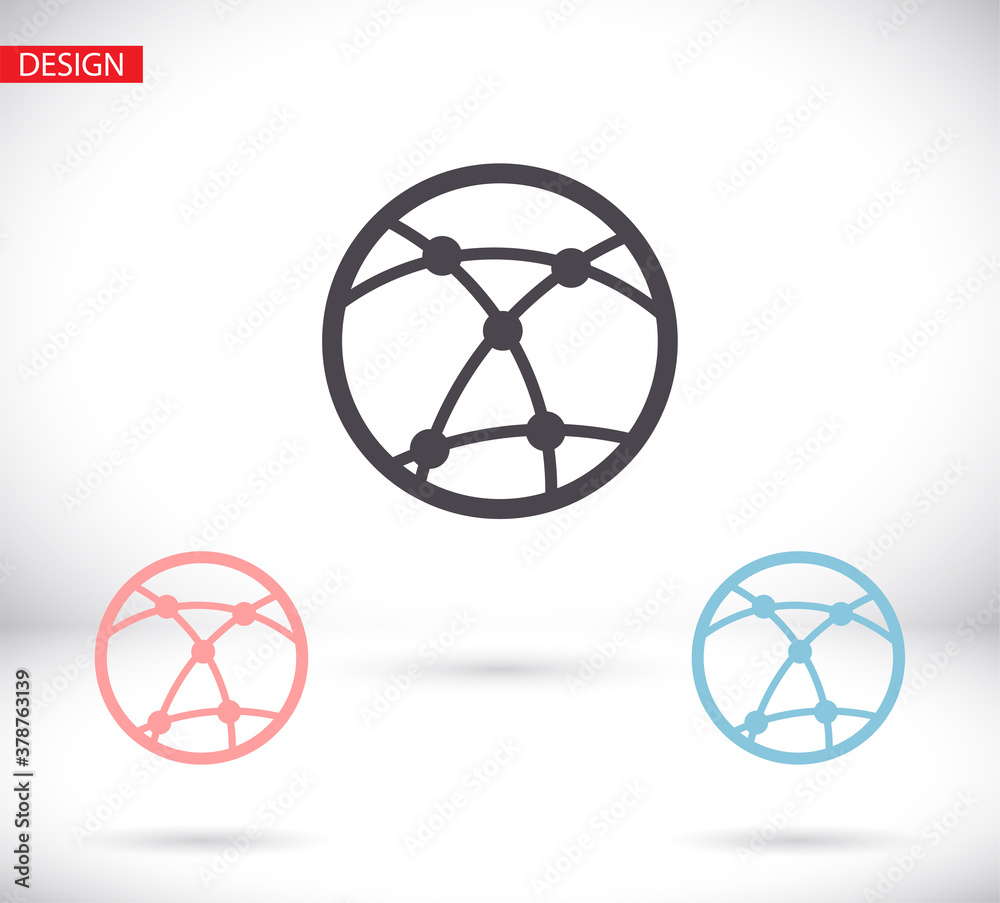 network vector icon. lorem ipsum Flat Design JPG network vector icon. lorem ipsum Flat Design JPG