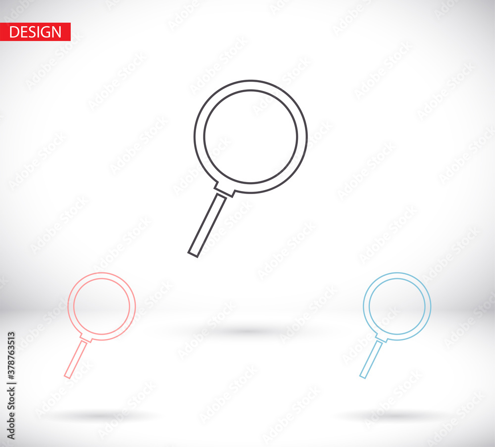 search magnifying glass icon. lorem ipsum Flat Design JPG search magnifying glass icon. lorem ipsum Flat Design JPG