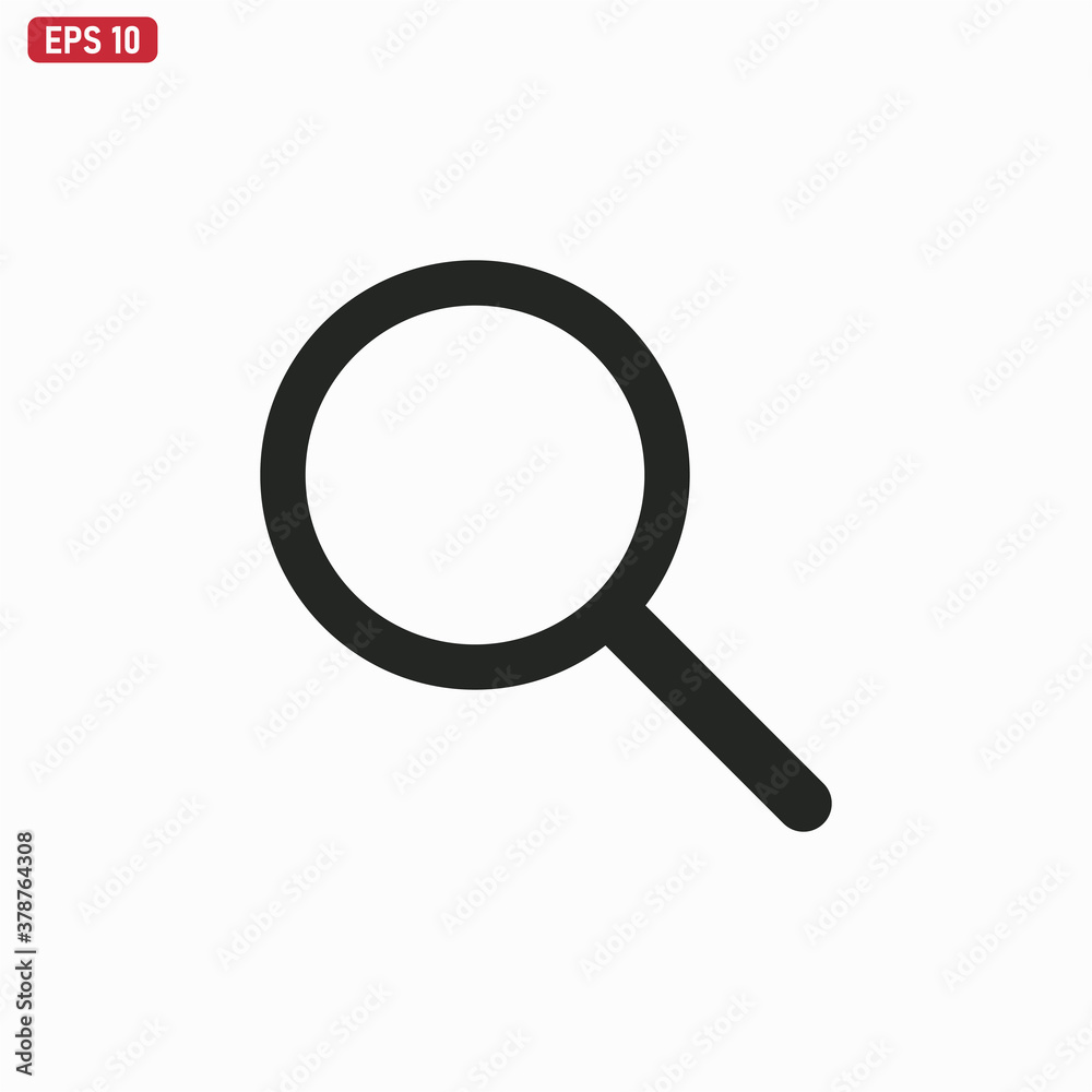 Magnify icon vector . Search sign Magnify icon vector . Search sign