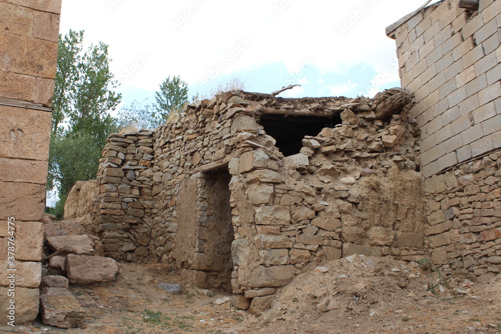 ruins of an house