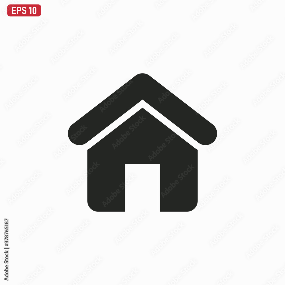 Home icon vector . House sign Home icon vector . House sign
