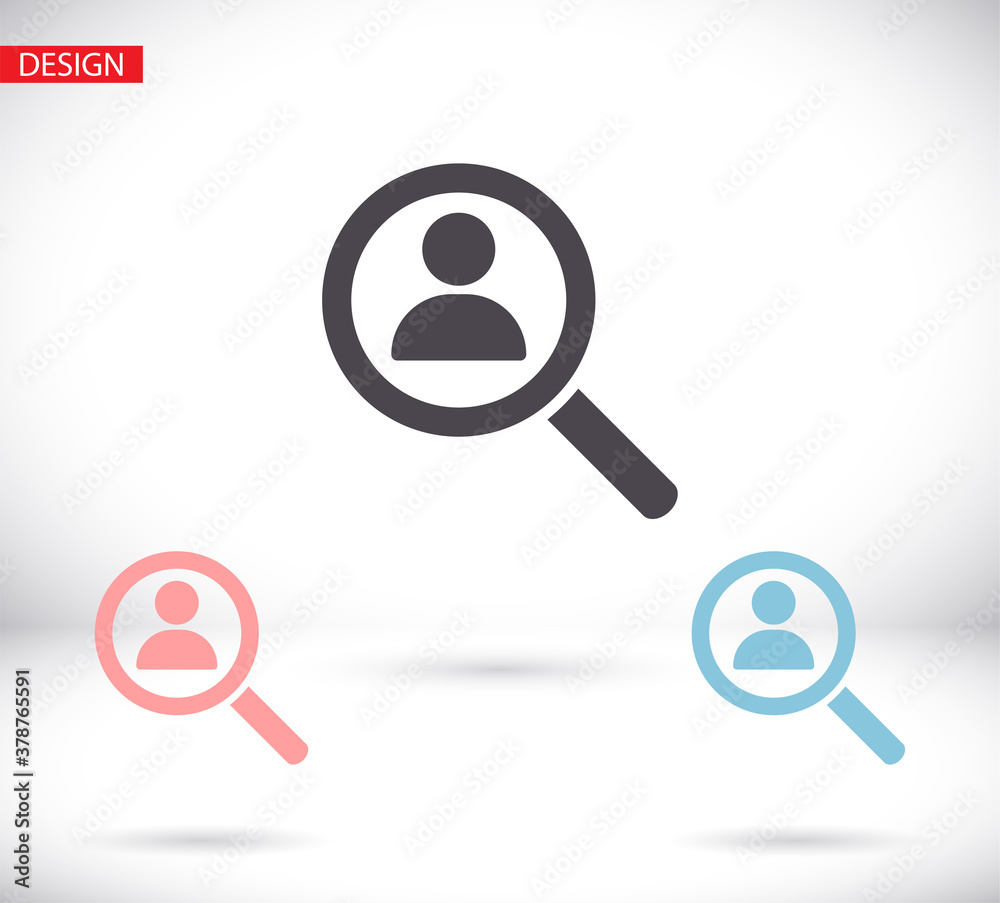 HUMAN SEARCH Icon vector. lorem ipsum Flat Design JPG HUMAN SEARCH Icon vector. lorem ipsum Flat Design JPG