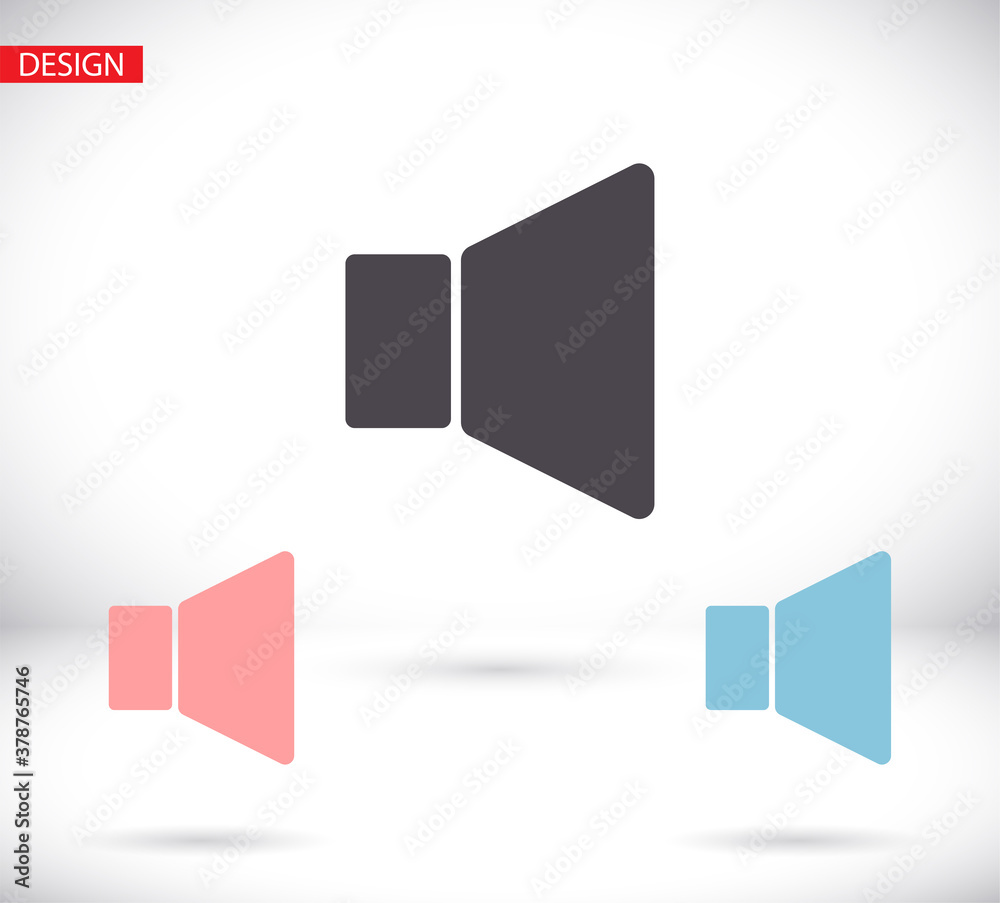 Sound icon vector. lorem ipsum Flat Design JPG Sound icon vector. lorem ipsum Flat Design JPG
