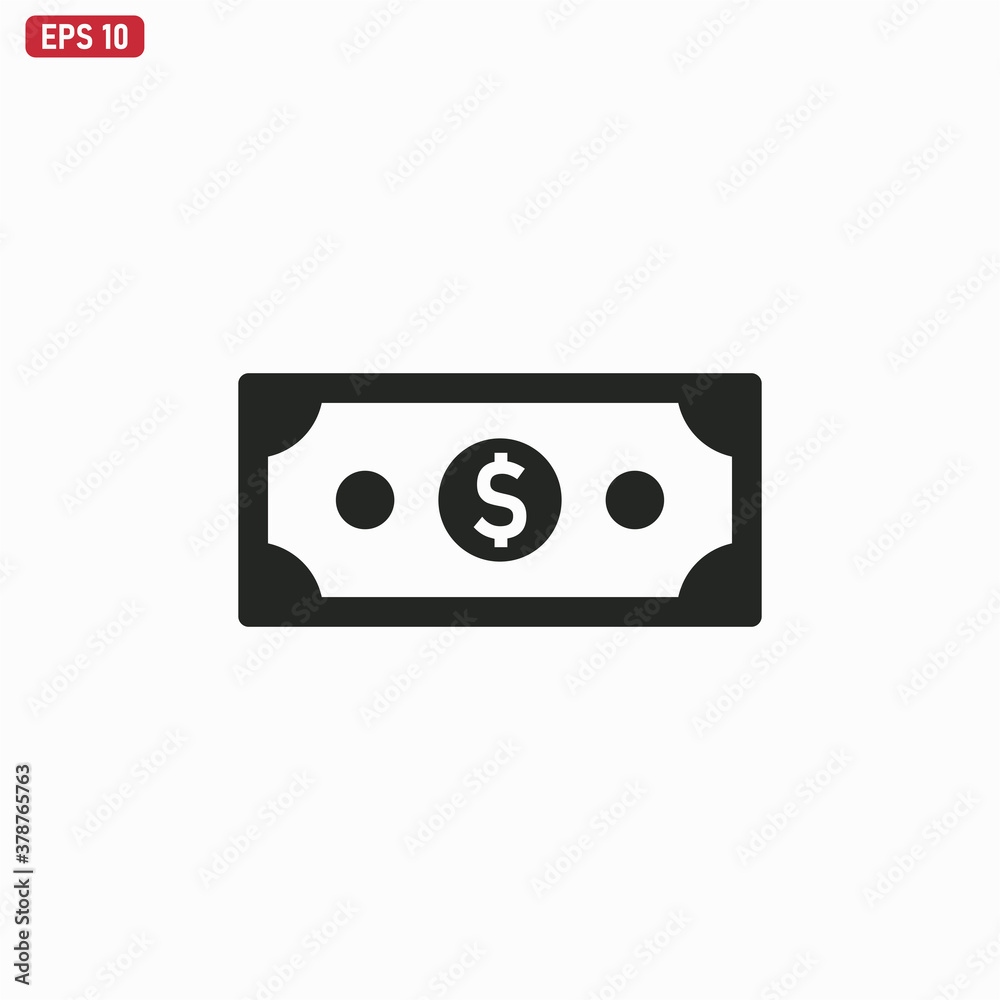 Dollar icon vector . Money sign Dollar icon vector . Money sign