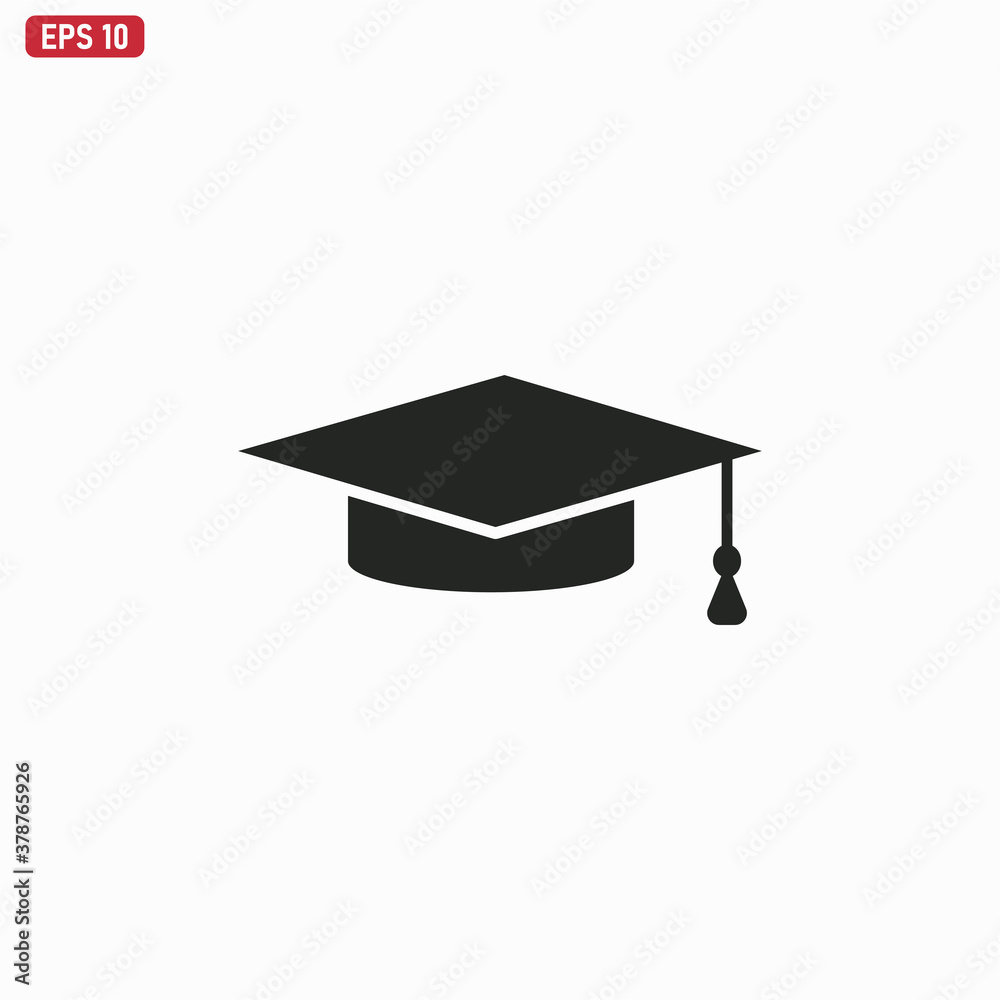 custom made wallpaper toronto digitalGraduation icon vector . Education sign
