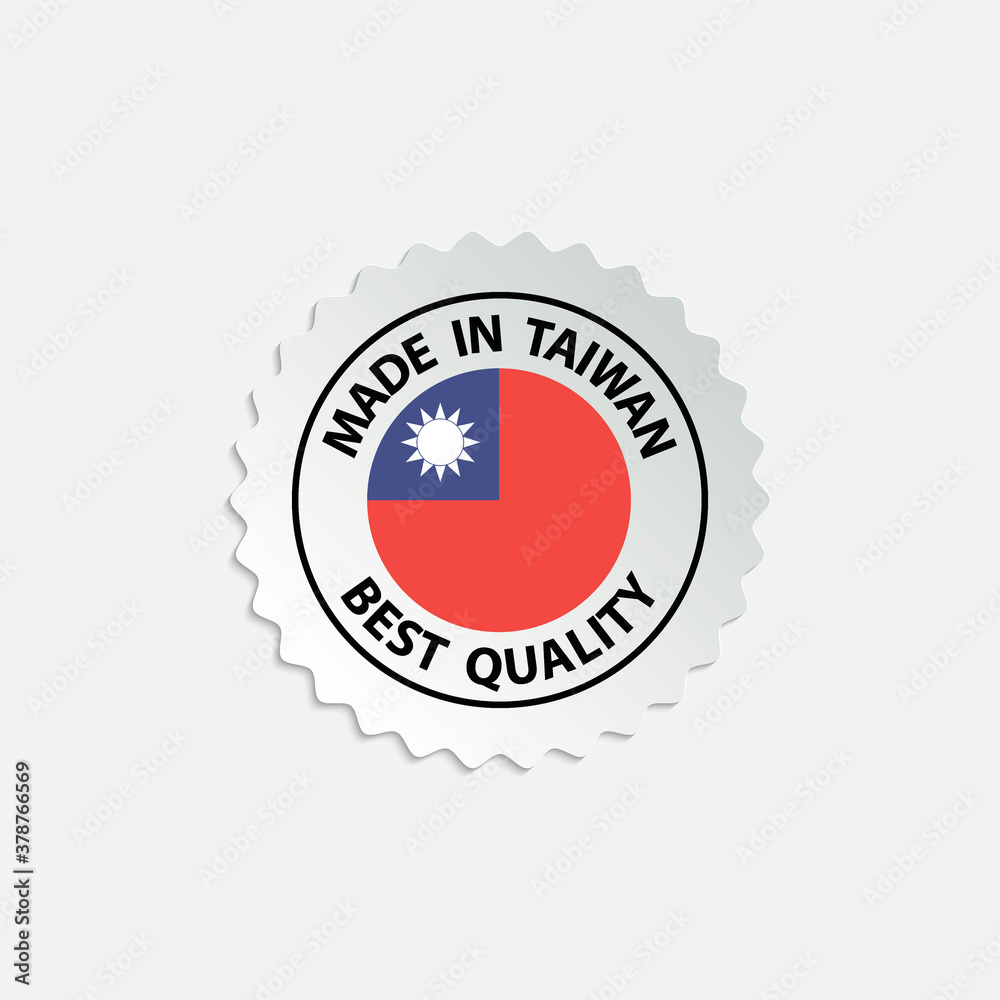 made in Taiwan vector stamp. badge with Taiwan flag made in Taiwan vector stamp. badge with Taiwan flag