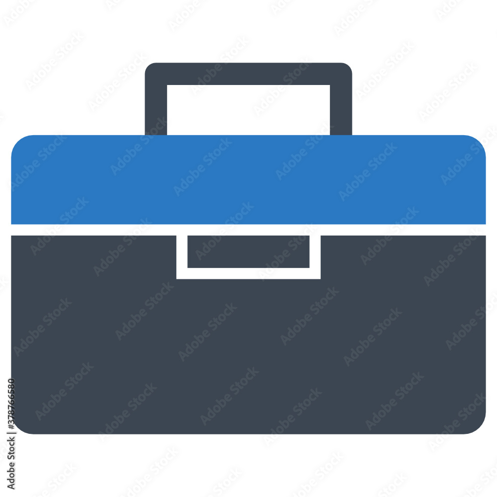 Tool box Concept Vector Icon Design, civil engineering and construction Symbol on White background Tool box Concept Vector Icon Design, civil engineering and construction Symbol on White background