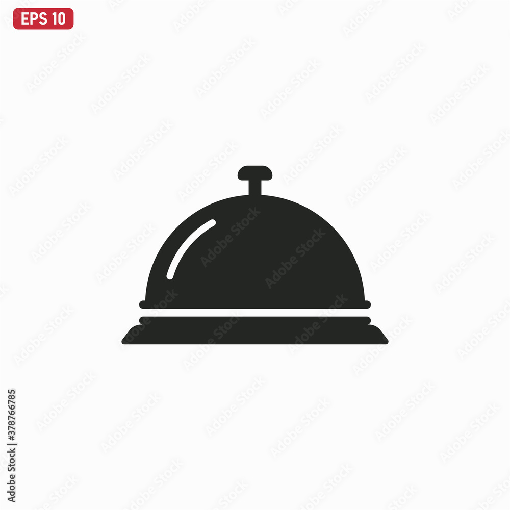 hotel bell icon vector eps 10 hotel bell icon vector eps 10