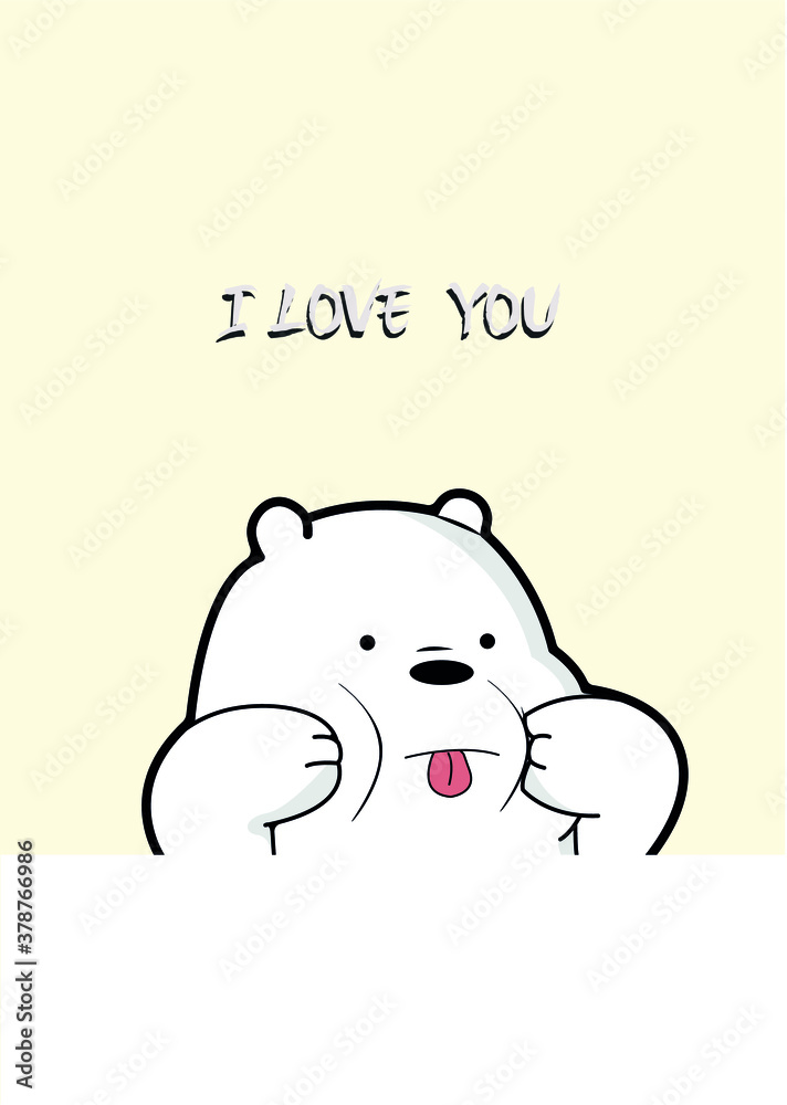 polar bear with a letter polar bear with a letter