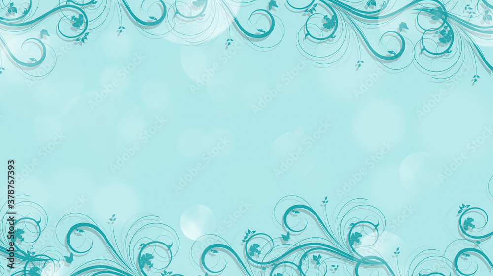 swirl blue color design background.