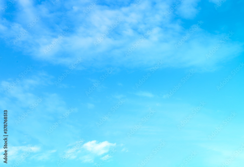 Fototapeta premium blue sky with beautiful natural white clouds