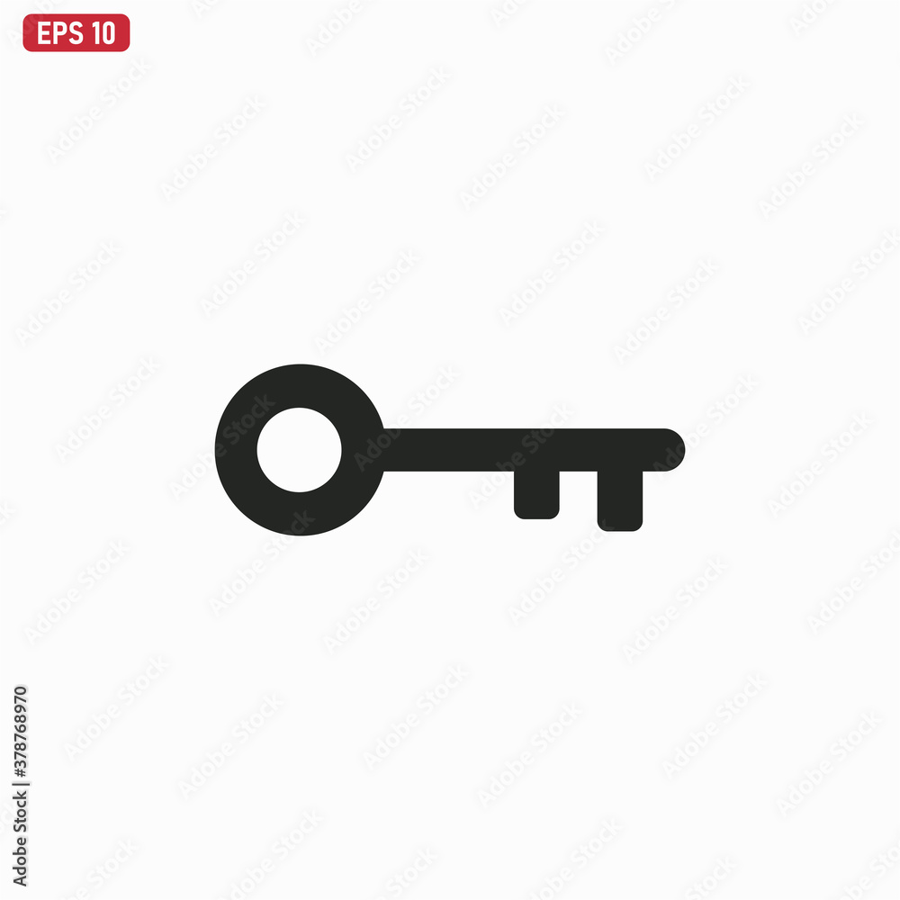 Key icon vector . Lock sign Key icon vector . Lock sign