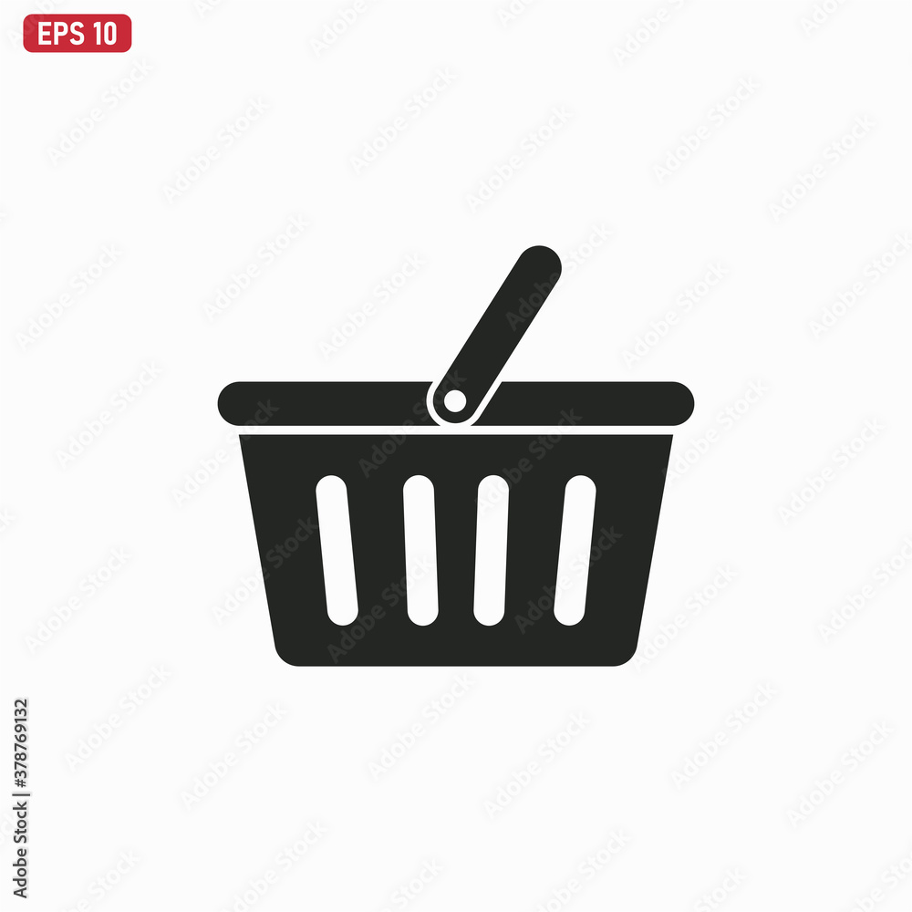 Shopping Basket icon vector . Basket sign Shopping Basket icon vector . Basket sign