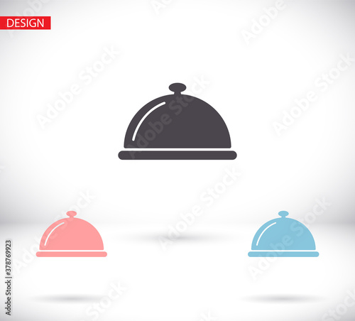 Restaurant cloche vector icon , design Restaurant cloche . illustration Restaurant cloche . Best Restaurant cloche
