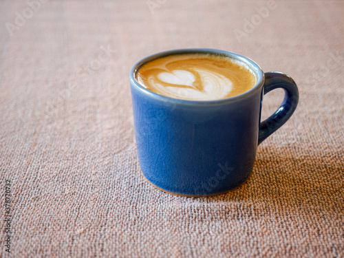 Good Morning! Let's start a new day with a cup of  warm cappuccino coffee. Breakfast set From Chiang-Mai, Thailand