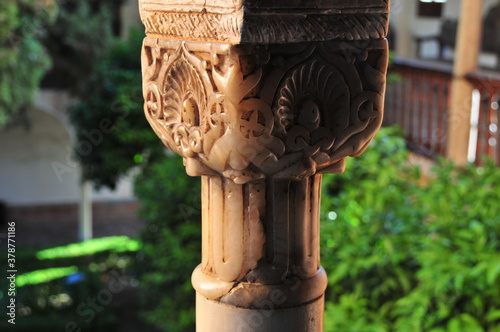 Morning at the Alhambra of Granada in the Covid-19-pandemic