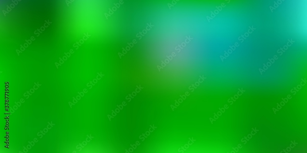 Light blue, green vector gradient blur template. Light blue, green vector gradient blur template.