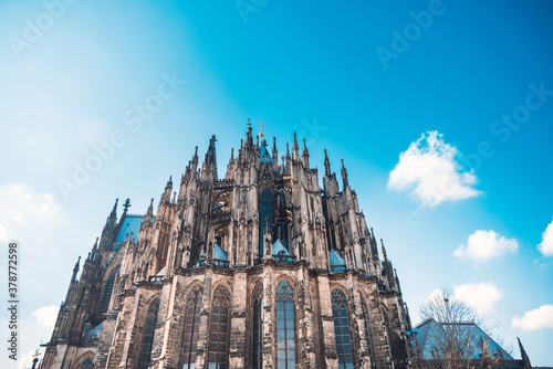 View of Gothic Cathedral in Cologne, Germany